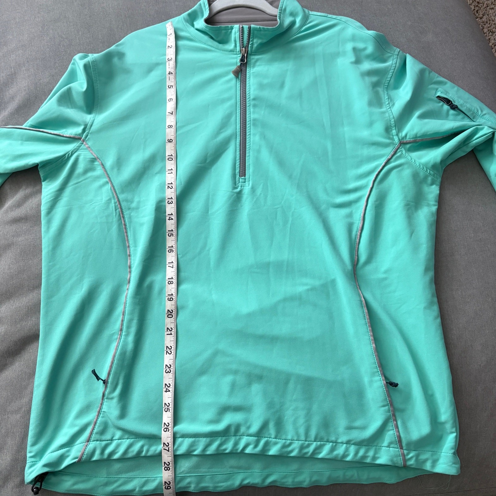 *Peter Millar Element 4 Wind Pullover Jacket Teal… - image 4