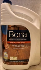 New, 128oz, Bona Hardwood Floor Cleaner, RTU Gallon Refill, 700018159 690ep