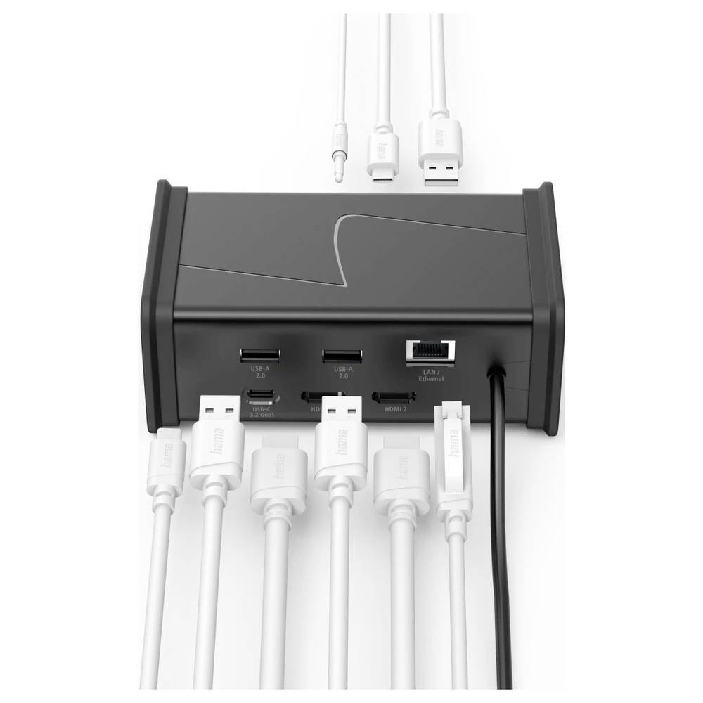 Hama Hub USB Connect2Office Adaptateur Multiport USB-C Noir - 3