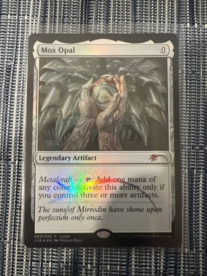 Mox Opal - Judge Promo - FOIL - NM -  UNPLAYED - MTG