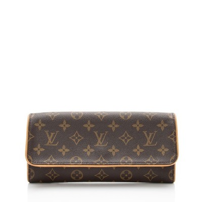 Louis Vuitton Vintage Monogram Canvas Pochette Twin GM Shoulder Bag