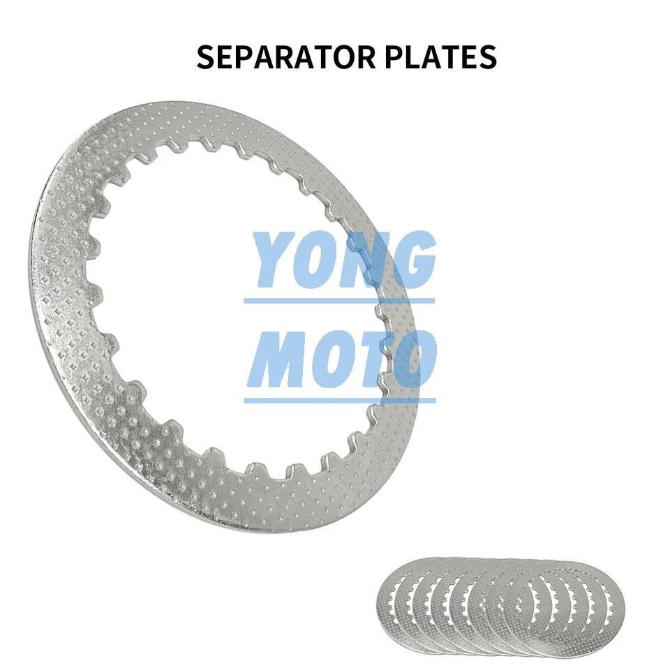 Clutch Friction Steel Plates Kit & Cover Gasket Set for Suzuki GSXR600 2001-2005 Foto 3 de 4