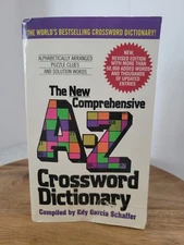 Revised Edt The New Comprehensive A-Z Crossword Dictionary Paperback Schaffer