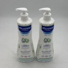  2 Mustela Baby Gentle Cleansing Gel Hair Body Wash 25.35 Fl Oz EXP 2028 New
