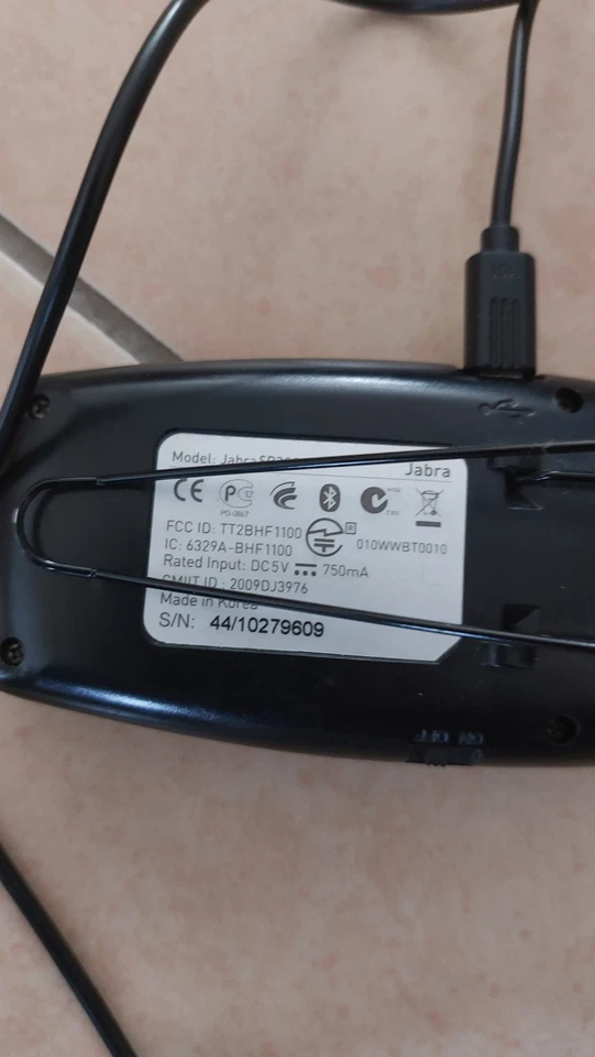 Jabra DRIVE/ Conduite mains-libres sans fil Bluetooth haut-parleur-Noir - Photo 2/3