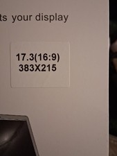 screen gaurd AR 17.3 inches