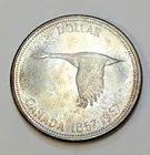 1967 Canadian Silver Dollar coin $1