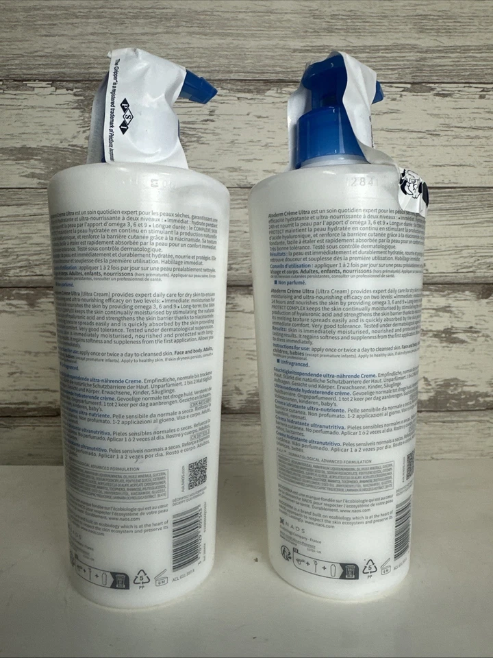Bioderma Atoderm Creme Ultra-Nourishing 16.9 Oz Each (2PACK) Exp 05/27 And 09/27 - Image 2 of 3