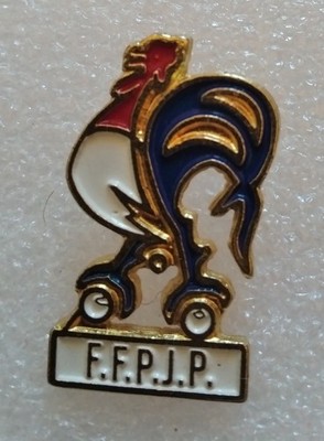 Pin's HAHN FFPJP FRANZÖSISCHE FEDERATION VON PETANQUE UND PROVENCALISCHEM SPIEL Vintage Pin