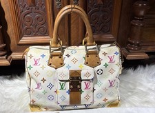Original Louis Vuitton Speedy 30 Multicolor Monogram Tasche Takashi Murakami