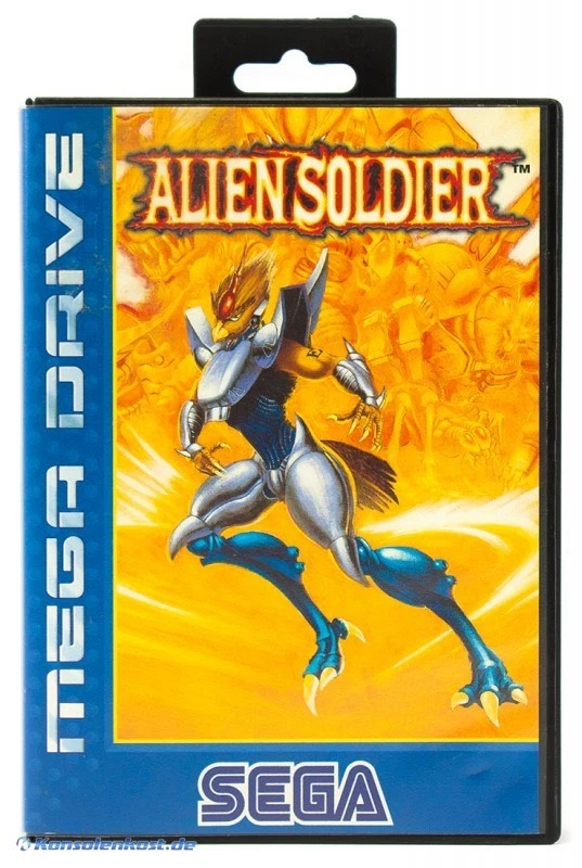 SEGA Mega Drive Spiel - Alien Soldier mit OVP - Bild 3 von 4