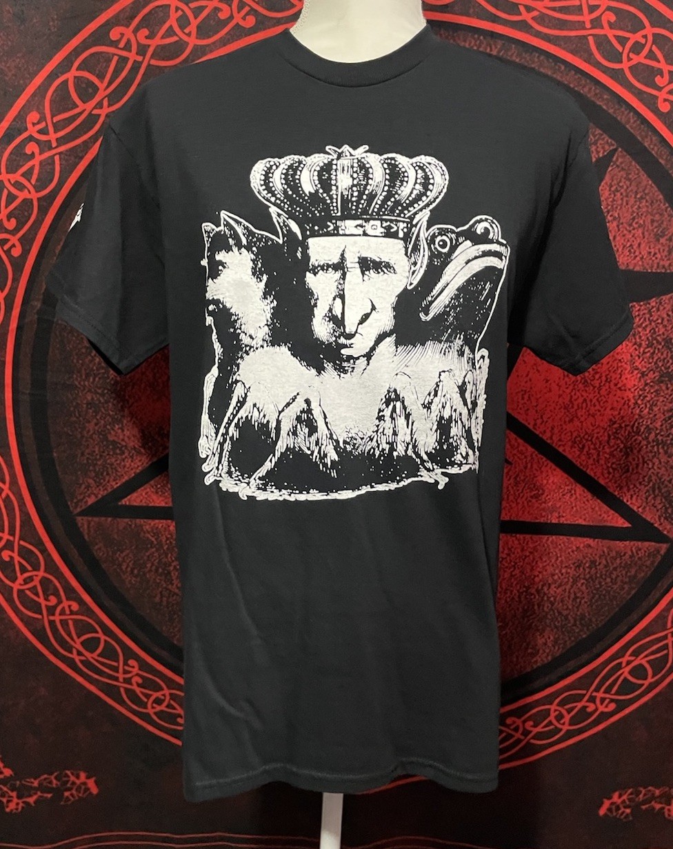 Bael Seal Sigil T-Shirt Medium Size Hell Demons Baphomet Pentagram Design