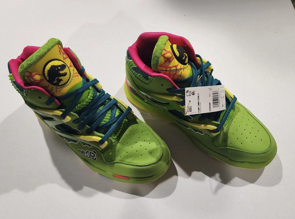Reebok Jurassic Park x Pump Omni Zone 2 Dilophosaurus for Sale