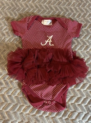 Two Feet Ahead Alabama 12 Month Baby Outfit Tulle Snap Bottom