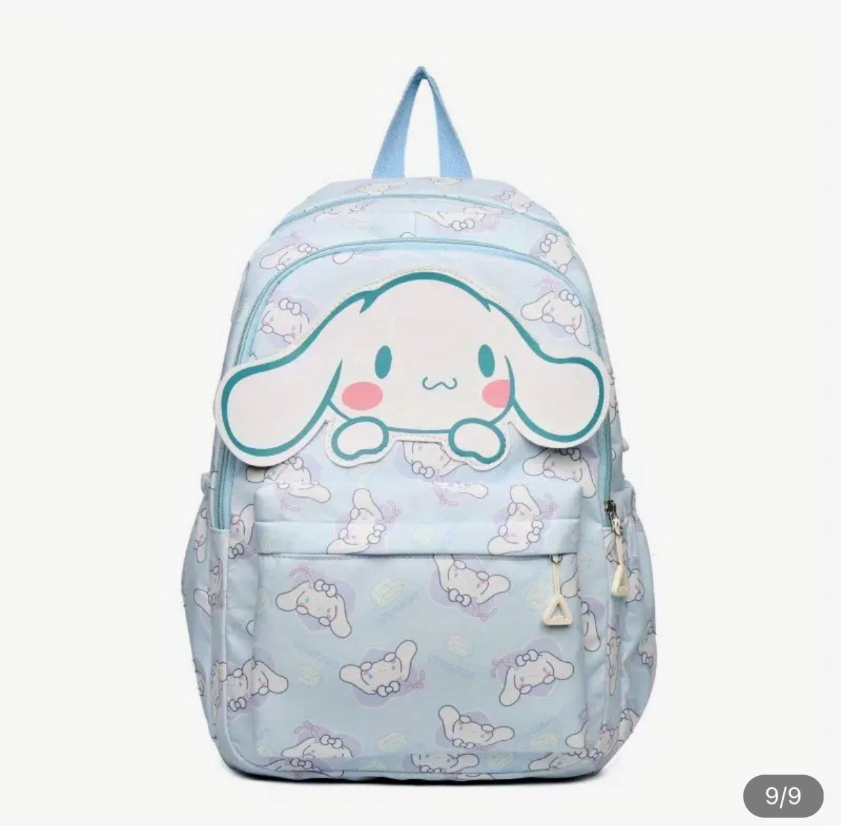 Cinnamoroll Sanrio Kawaii White Backpack for School Cute Patterned Bag