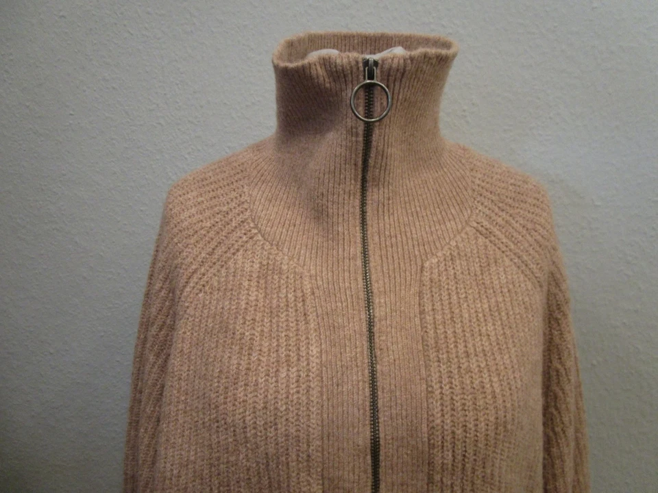 camel active Strickjacke Stehkragen Reißverschluß Langarm altrosa Gr.XL (G310-08 - Bild 2 von 4