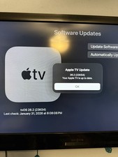 Apple TV 4th Generation 32GB - Black MR912LL/A  TESTED AND WORKING