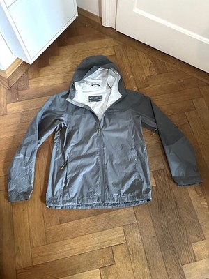 Cloud Cap Regenjacke von Eddie Bauer   Grau / Grau meliert   Sehr guter Zustand