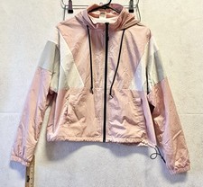 Pink Windbreaker Victoria  s Secret size XS EUC, oversized