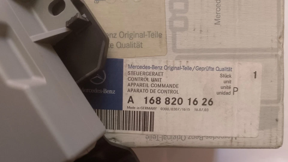 MERCEDES-BENZ CLASSE A W168 CENTRALINA SENSORE DI PIOGGIA NUOVO A1688201626 - Immagine 2 di 4