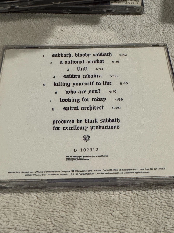 Black Sabbath - Sabbath Bloody Sabbath CD - VERY GOOD CONDITION!!! - Image 2 of 2