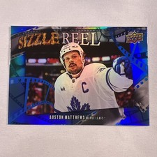 2025-26 Upper Deck Series 1 Auston Matthews Sizzle Reel SR-19 Maple Leafs