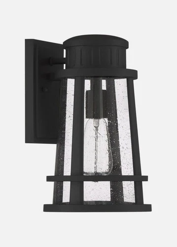 Quoizel Lighting 1 Light Outdoor Lantern Dunham 13 In Black DNM8408EK NEW - Picture 2 of 5