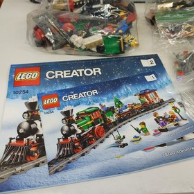 Lego 10254 Winter Holiday Train Partial Open Bags 3 Sealed 100% Complete 2016