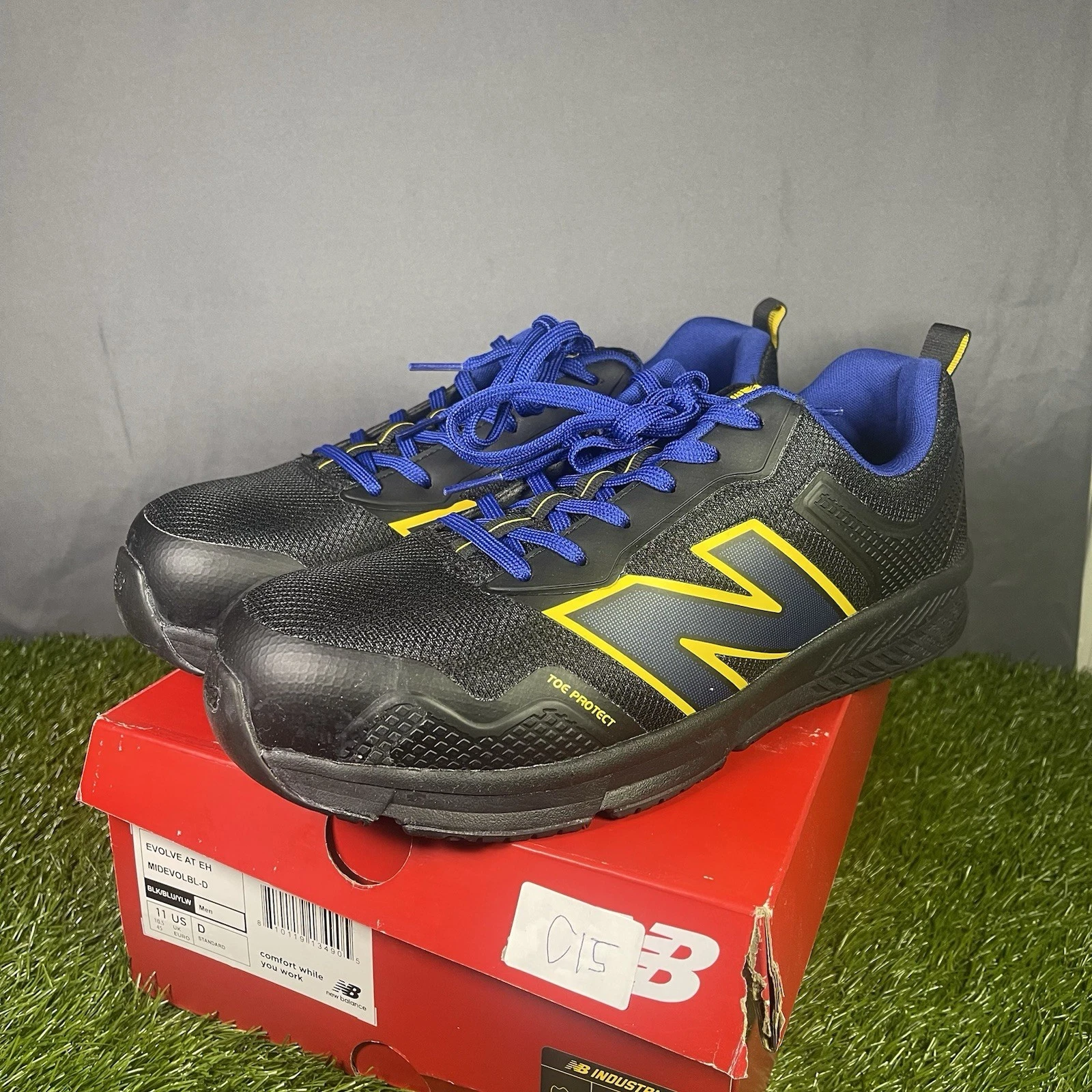 NEW BALANCE EVOLVE TAGLIA US 11 SNEAKER DA LAVORO UOMO punta in lega antiscivolo EH LEGGI