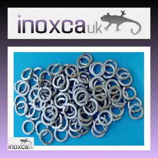 100 STAINLESS STEEL A2 304 SS S/S M10 SPRING WASHERS SQ SQUARE SECTION  DIN 7980