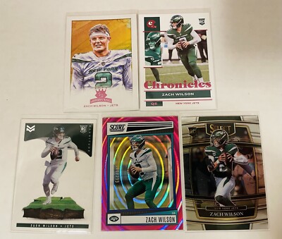 Zach Wilson RC Lot! 2021 Chronicles Pink Parallels, Score Pink Ellipse, Select!