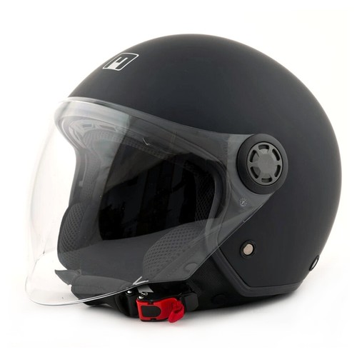 CASCO JET MOTO SCOOTER MPH ONE DOPPIA VISIERA OMOLOGATO ECER-22-05 NERO  OPACO | eBay