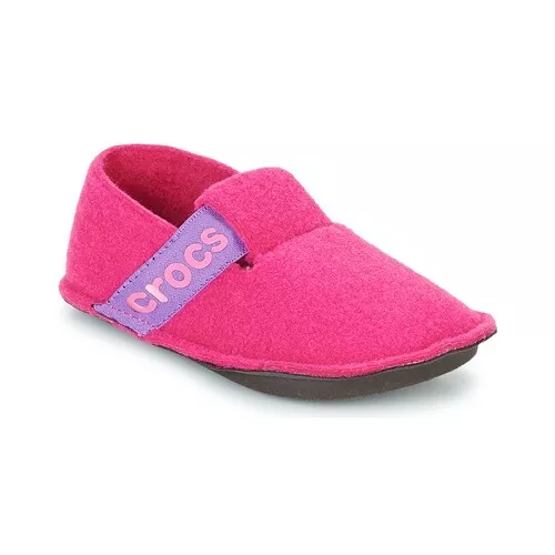 Pantofole Chiuse Bambino CROCS Classic Slipper K Babbucce Scarpe Invernali Rosa