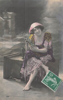 CP GYPSY? BAREFOOT PRESENT STATUETTES - 6187