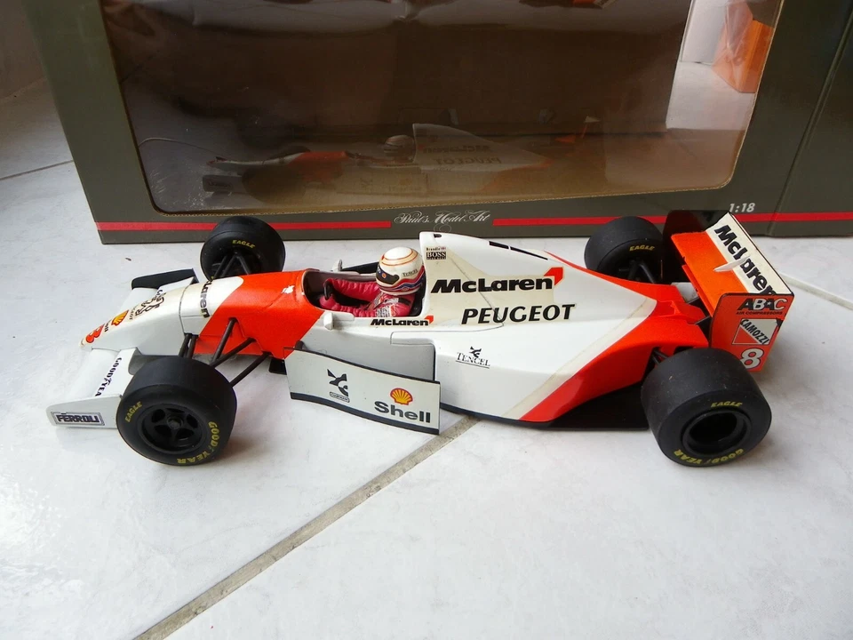 Mclaren Peugeot MP4/9 Martin Brundle #8 1994 1/18 MINICHAMPS F1 IN Scatola - Immagine 3 di 4
