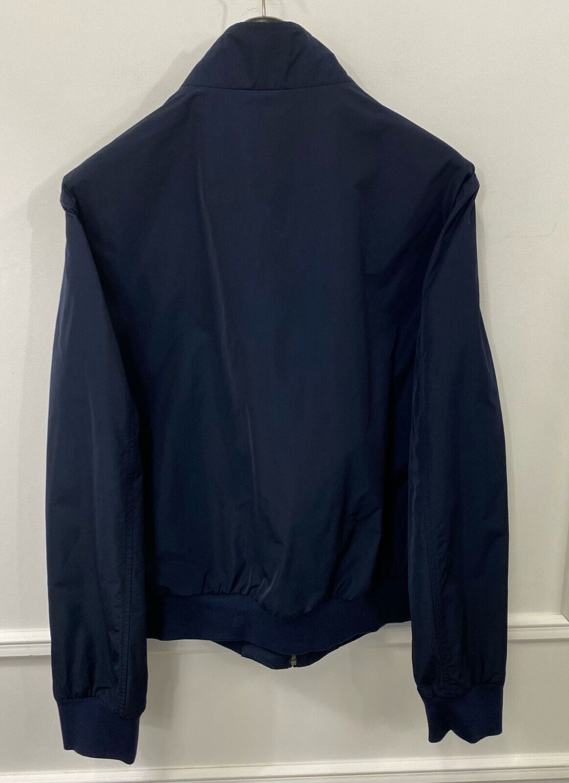 Men Burberry Bomber Jacket Full Zip Blue Size XL UK/US44 image 2