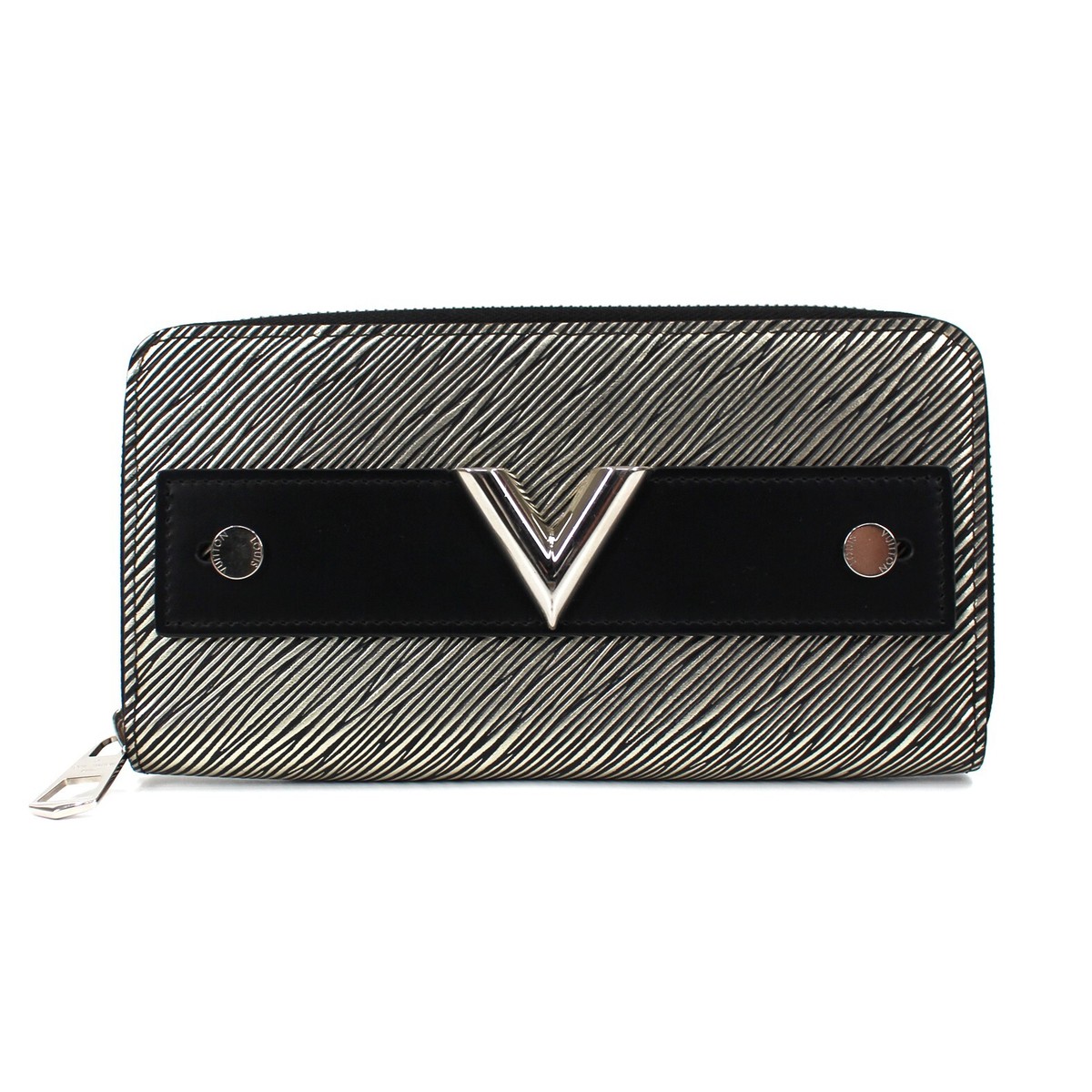 Louis Vuitton Zippy Long Wallet Limited Edition Essential V Logo