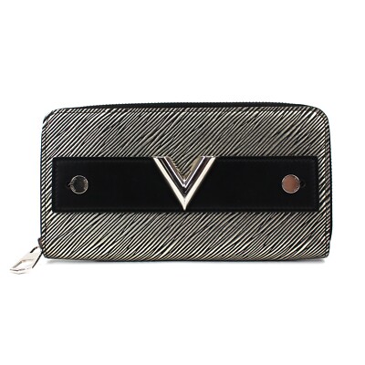 Louis Vuitton Zippy Long Wallet Limited Edition Essential V Logo Epi Leather