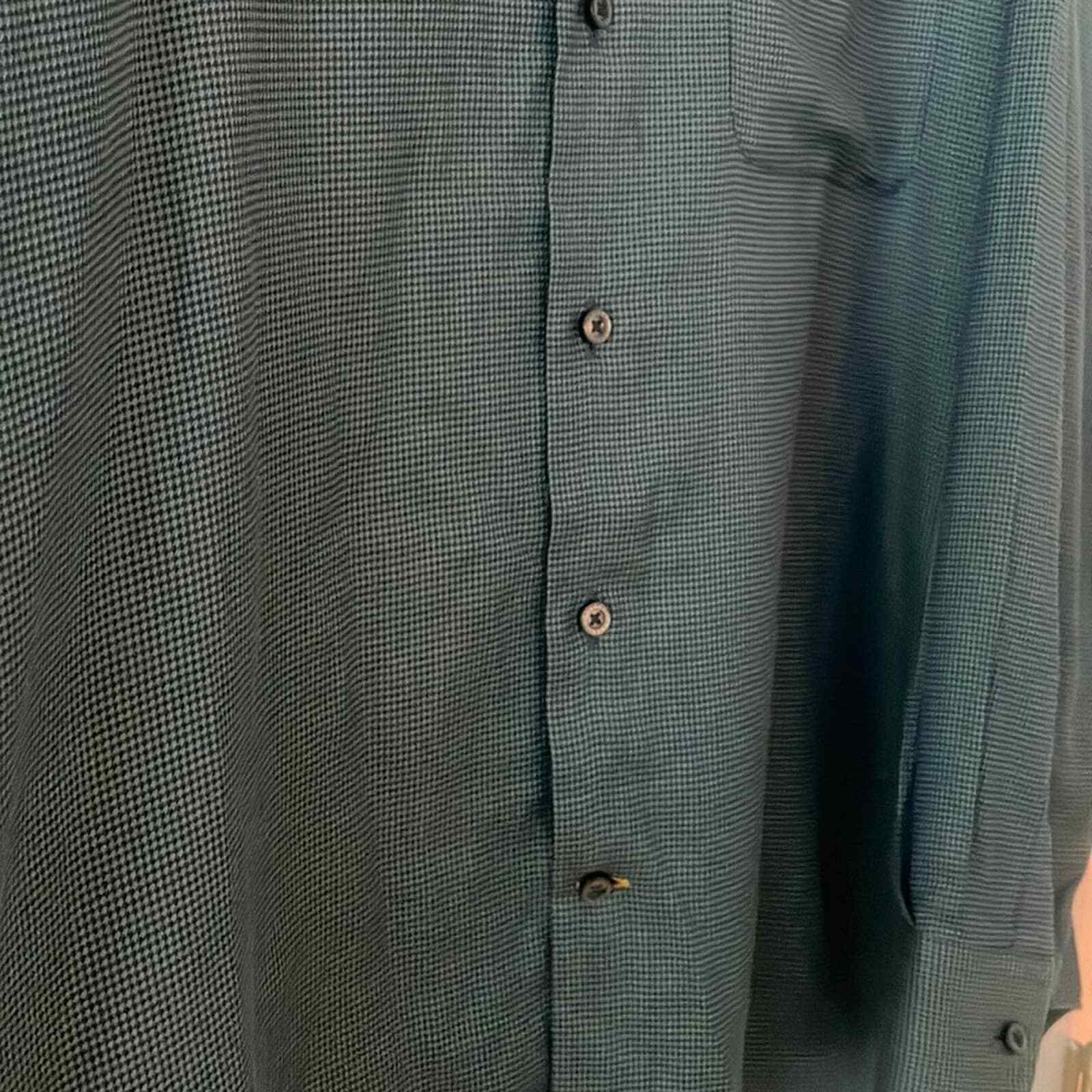 Robert Talbott Cotton Button Down Shirt Size L - image 7