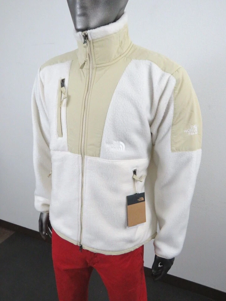 Mens The North Face 1994 HR Sherpa Denali Full Zip Heavy Fleece Jacket 94 White - Image 2 of 4