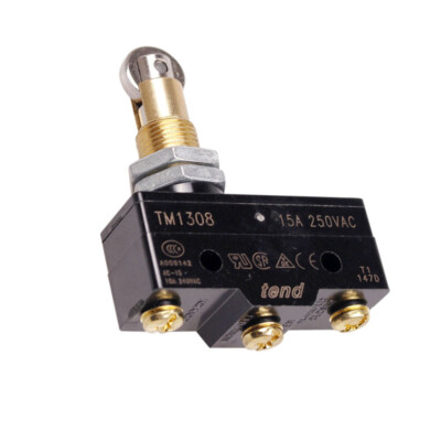 TM-1308 Parallel Roller Plunger Momentary Limit Micro Switch 380V