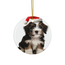 L wchen Puppy - Ceramic Christmas Ornament - Printed in USA