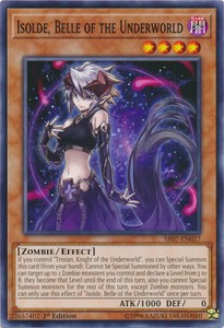 Isolde, Belle of the Underworld - SR07-EN017 - Common - 1st Edition x3 - Near Mi