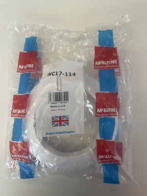 McALPINE 4''/114mm flexibler WC-Verbinder Wandflansch WC17-114