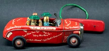 Vintage Marx Line Mar Tin College Jalopy Car Battery Operated Remote Control