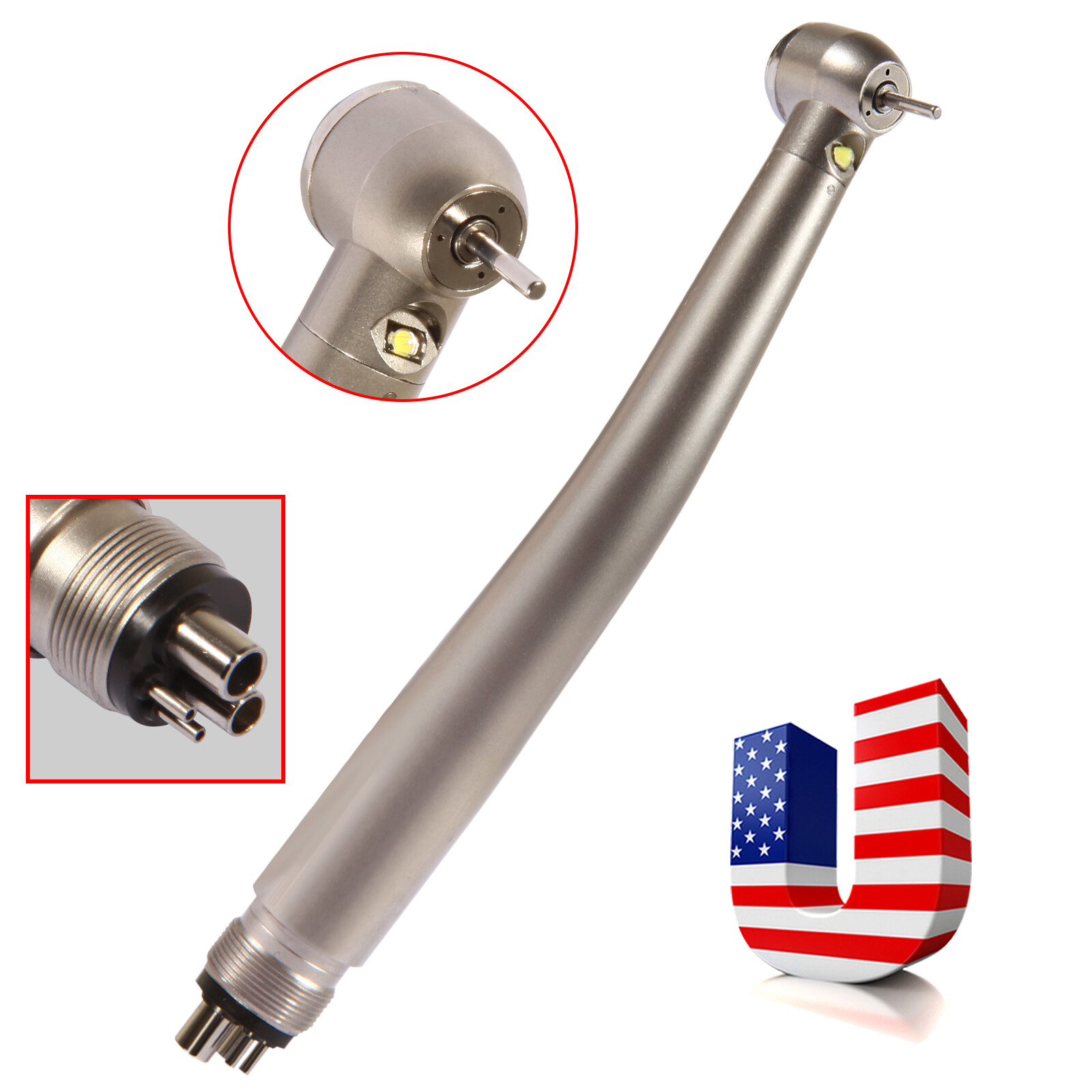 3PCS Kavo Style E-generator Dental LED Fiber Optic High Speed Handpiece - Foto 10