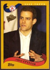 2005 Topps Archives Fan Favorites #141 Theo Epstein Baseball Rookie Card Red Sox