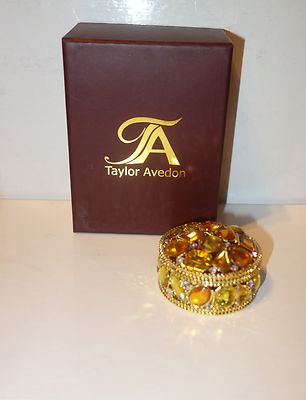 Taylor Avedon Collectible  Treasure Chest  authentic new + box $140