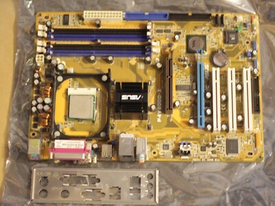 ASUS P4V800D-X Mainboard VIA PT880 Ultra AGP PCI PCI-e IDE SATA WORKING