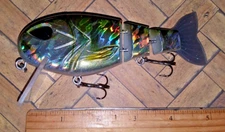 #W COPY of Throwback Bait Wake Walker - Wake Swimbait, Walk or Crank 3 segments!